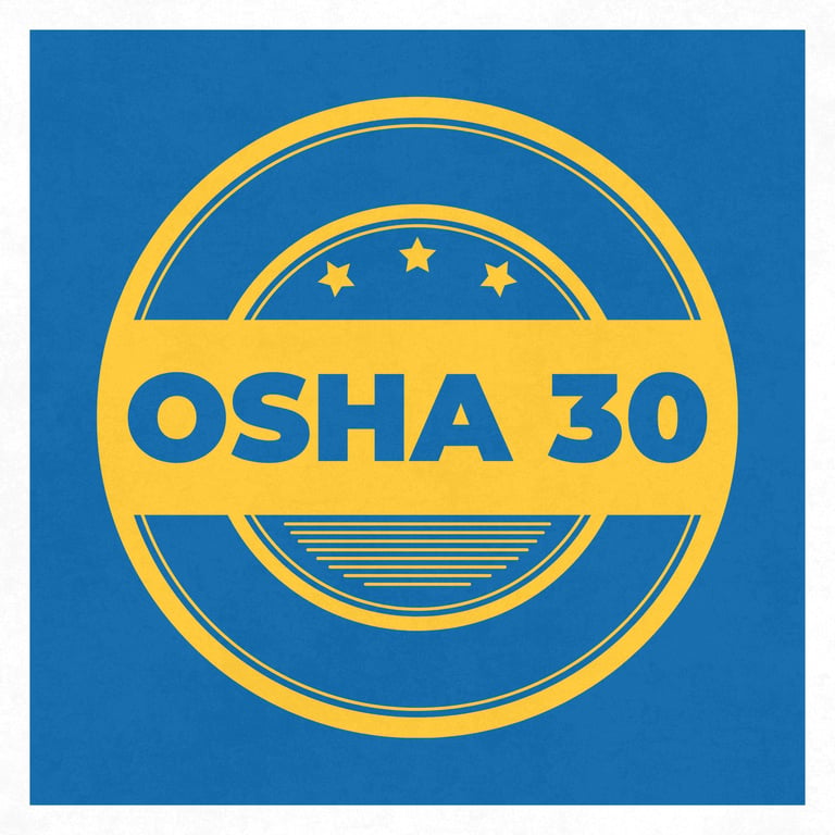 Icon displaying "OSHA 30"