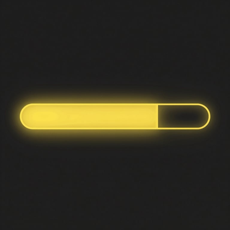 A digital download progress bar glowing in #D4AF37 on a charcoal black background.