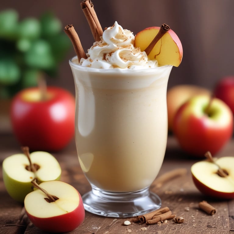 Deliciously Cozy Apple Cinnamon Milkshake Recipe
