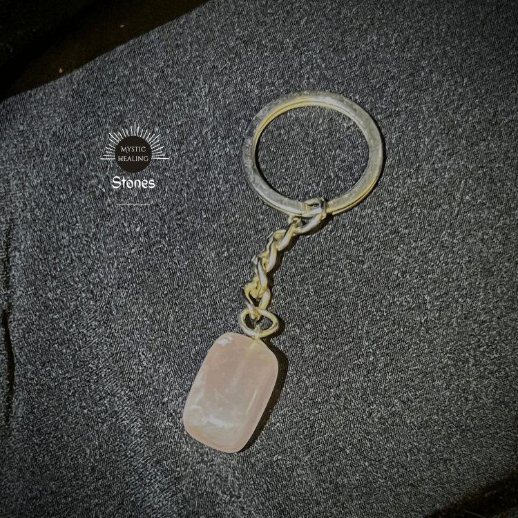 Rose Quartz Keychain