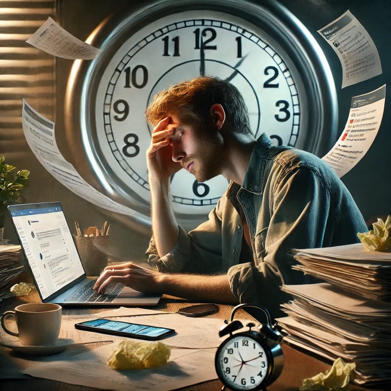 ciclo de procrastinação