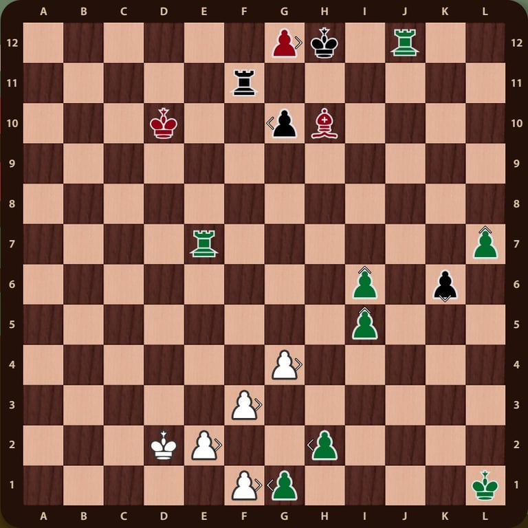 Solución ejercicio Quaternity. Jaque mate con clavada