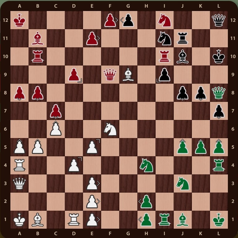 Jaque mate con clavada de ootro ejercito