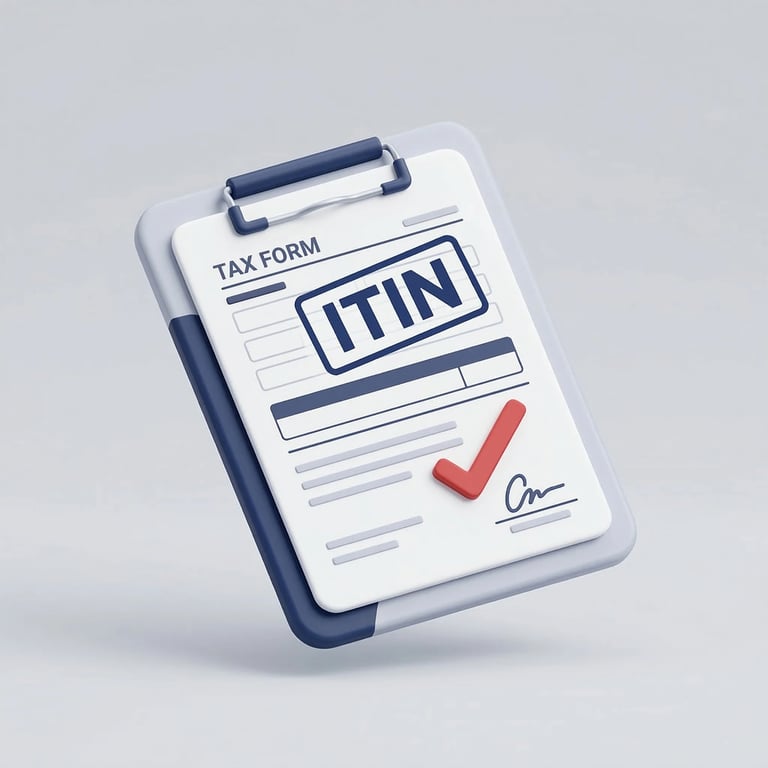 Asistencia para obtener o renovar el número ITIN del IRS en USA con guía en español