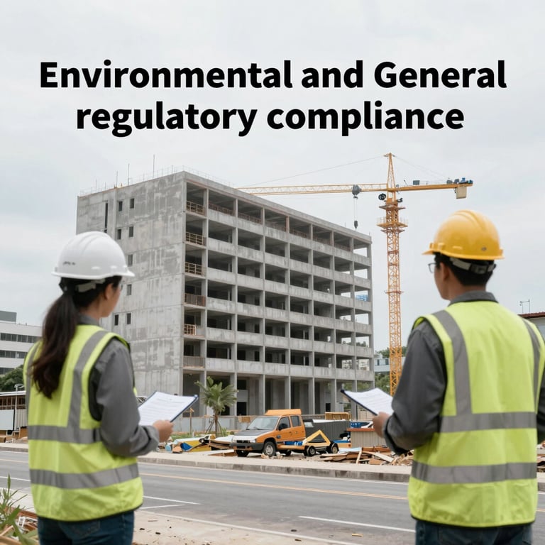 A serene outdoor scene showing land management consultation in progress with a diverse team.