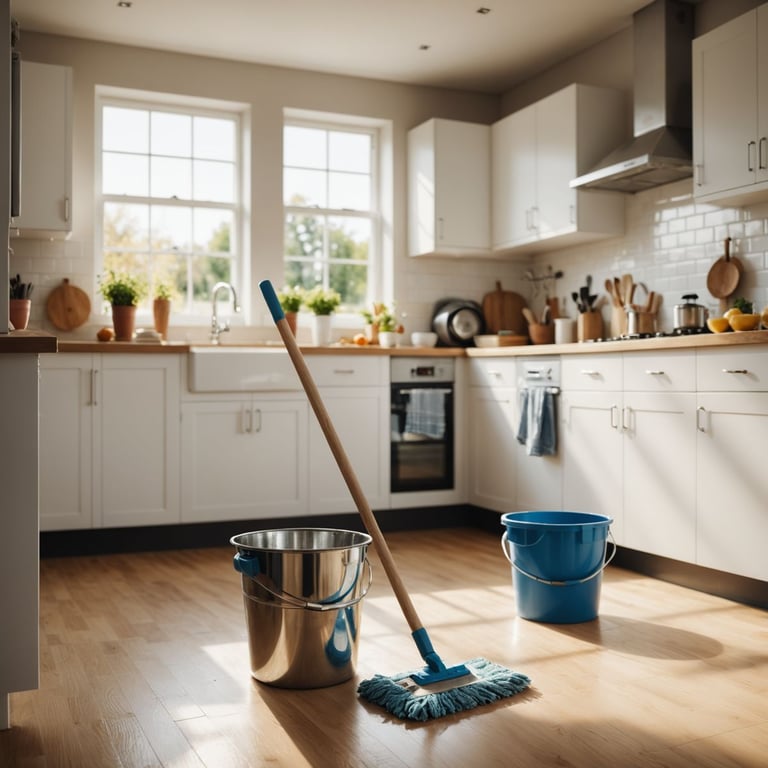 Produit et matériel d'entretien pour du ménage à domicile