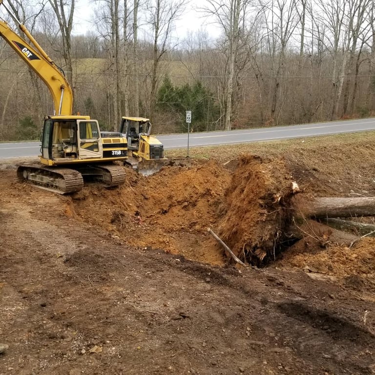 tree removal, excavating, excavation, digging