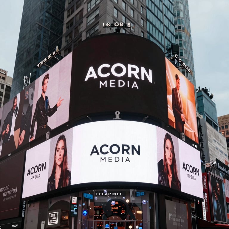 A creative workspace showing a team brainstorming branding ideas with digital tools.