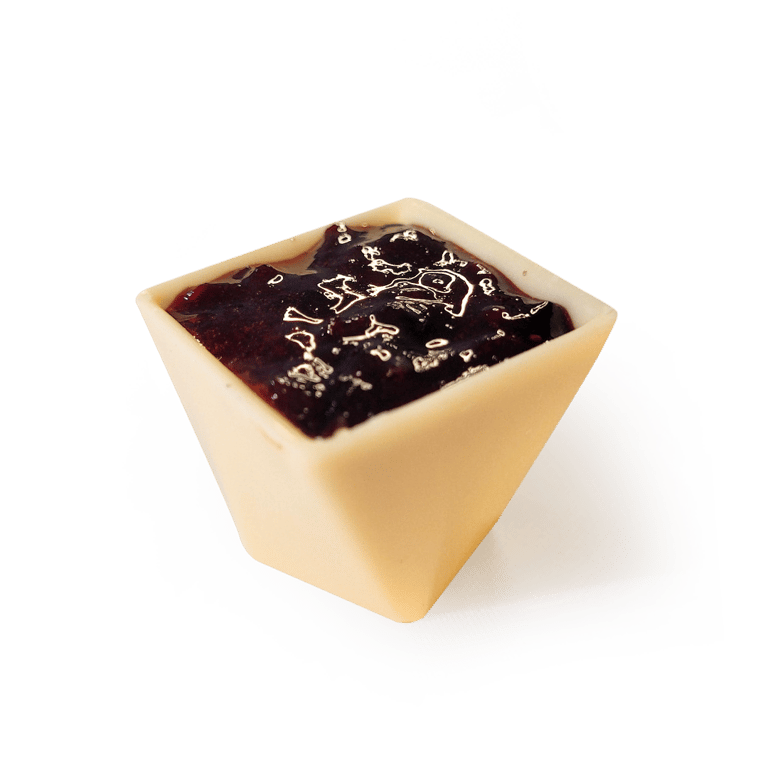 Frutas vermelhas com pistache