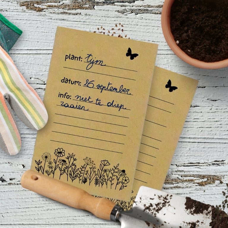 Kraft zaadzakjes om je zaden te bewaren. Te koop bij Bol.com.