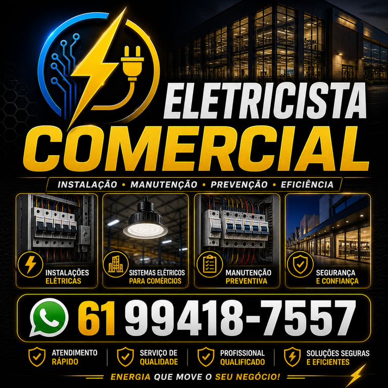  Telefone de Eletricista em Santo Antônio do Descoberto  (61) 99418-7557