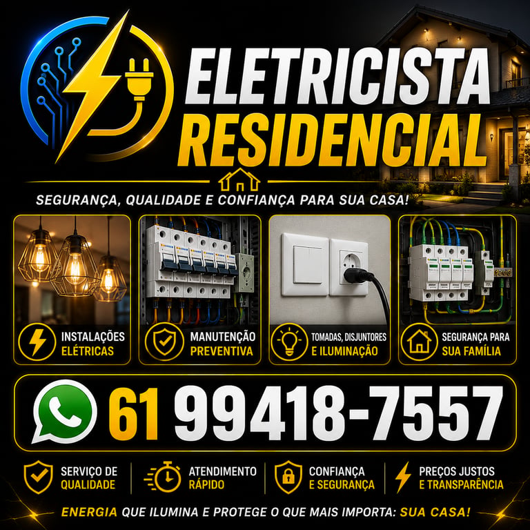  Telefone de Eletricista em SAD  (61) 99418-7557