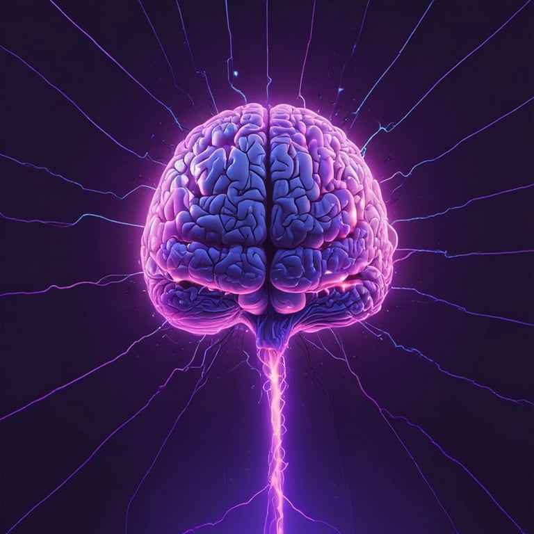 A sleek ebook cover glowing with deep blue accents, titled 'Mindset Mastery,' set against a dark background.