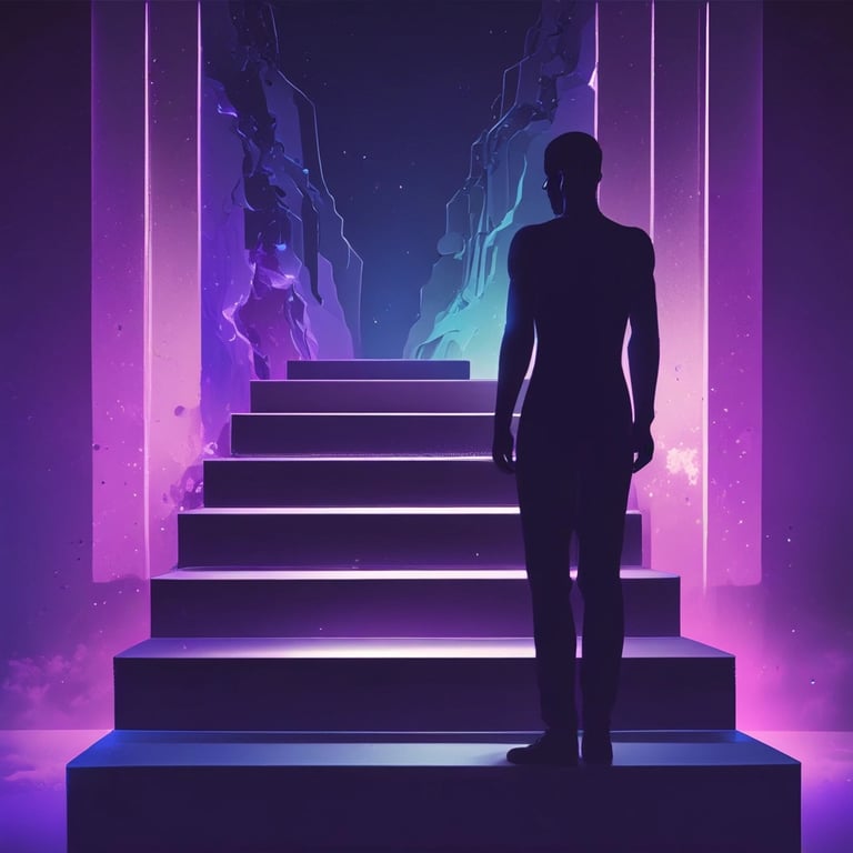 An open ebook page showing motivational quotes about discipline with a minimalist dark blue and black theme.