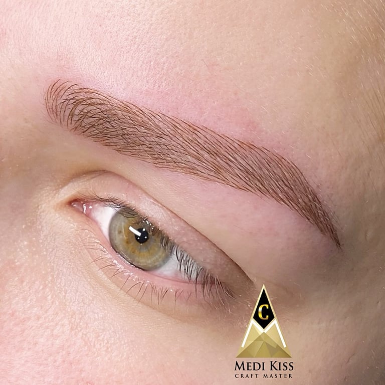 Retouche microblading par Medi Kiss Dermaclinic Bruxelles