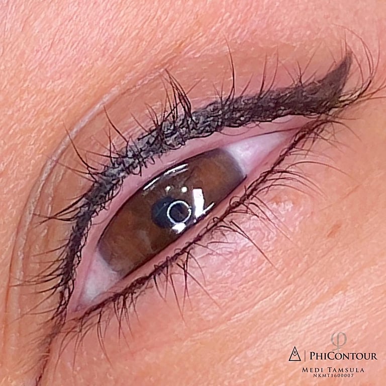 Retouche eyeliner permanent Medi Kiss Dermaclinic Bruxelles