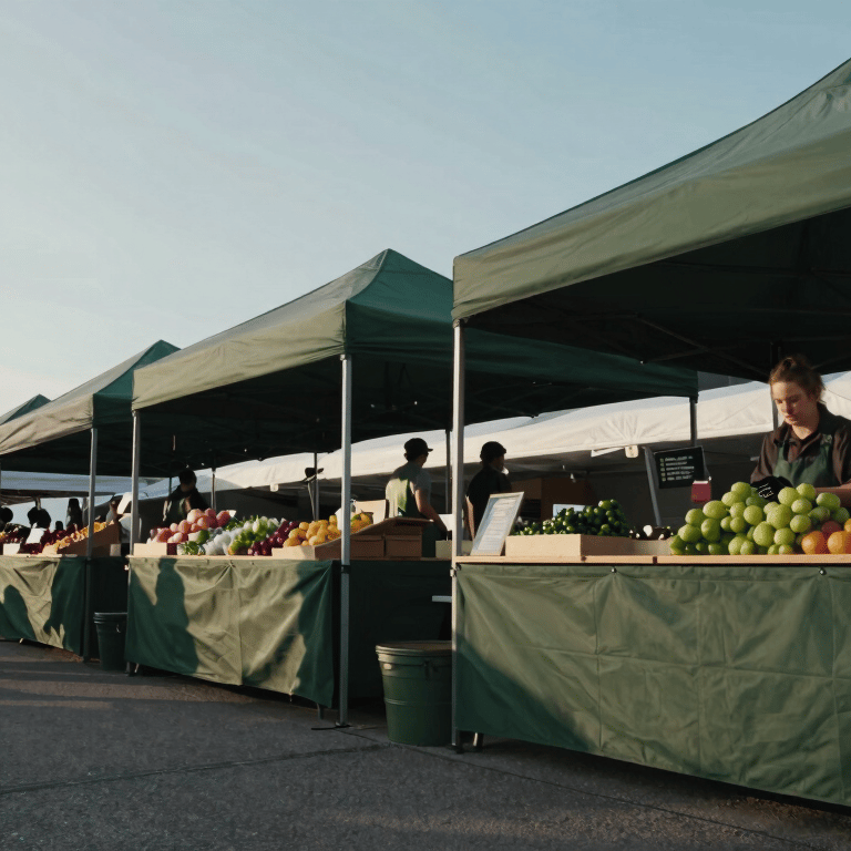 A basket of fresh, deep ripe crimson peppers at a sun-drenched farmers market.