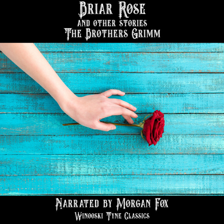 Briar Rose and Other Stories audiobook cover - a person holding a rose in their hand