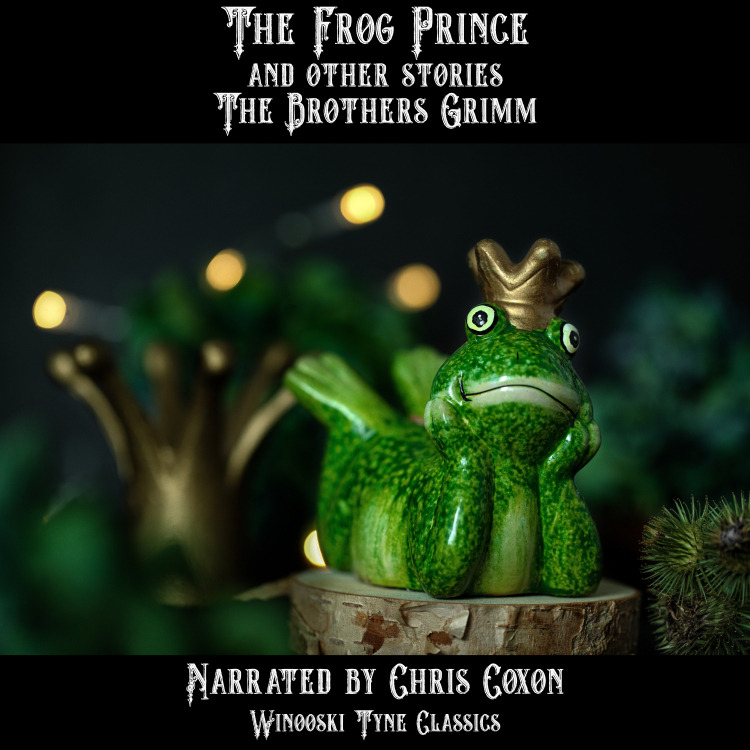 The Frog Prince audiobook cover - a frog prince