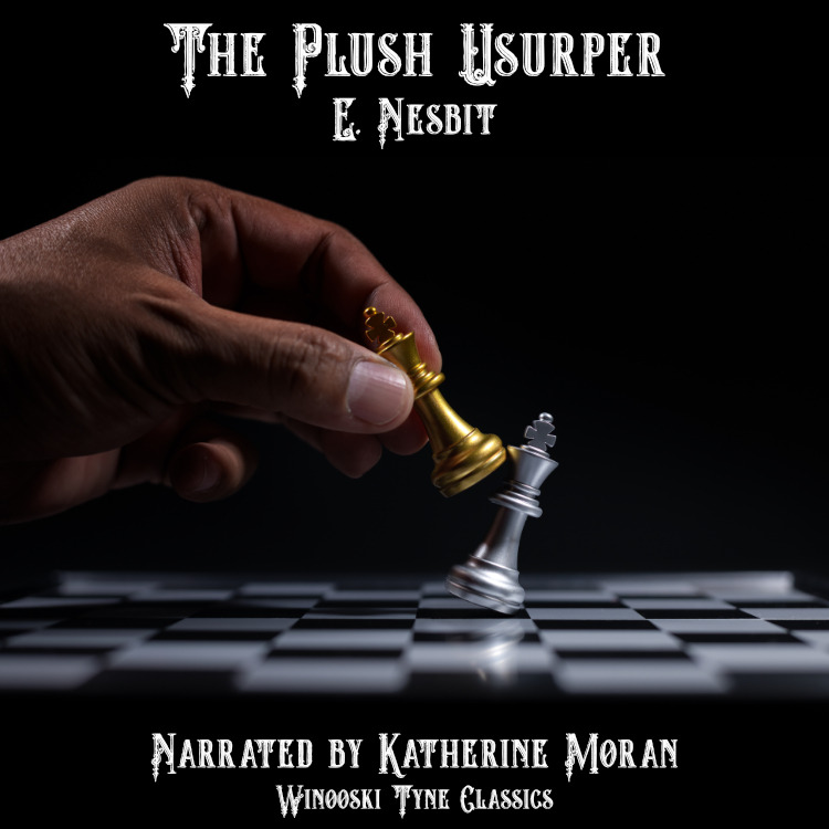The Plush Usurper audiobook - a person holding a chess piece