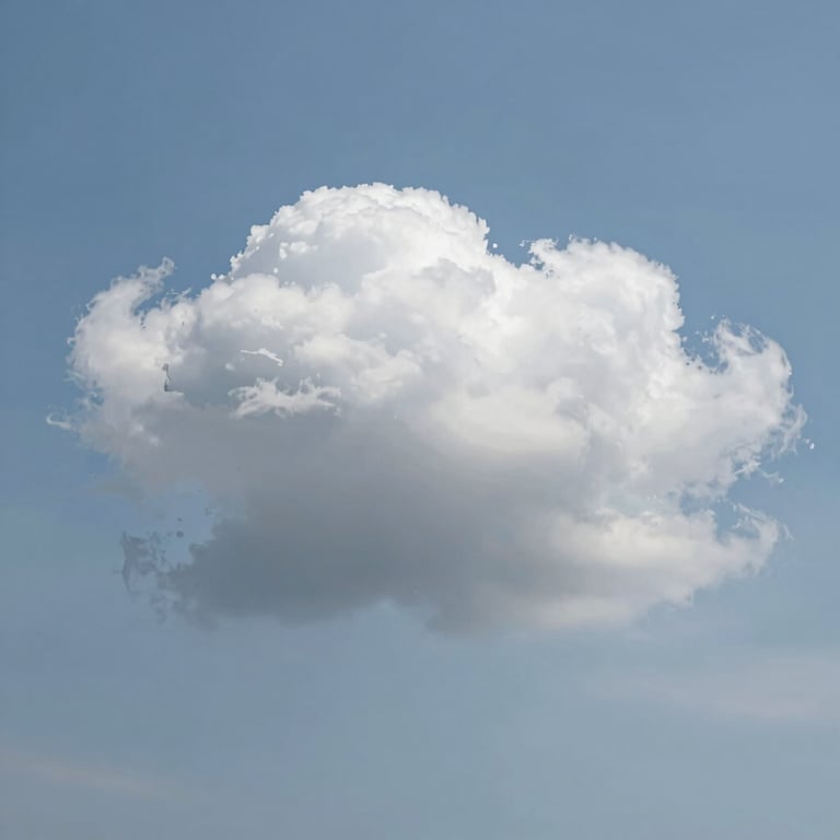 Conceptual image of cloud transformation using the SAP Business Technology Platform (BTP) theme.