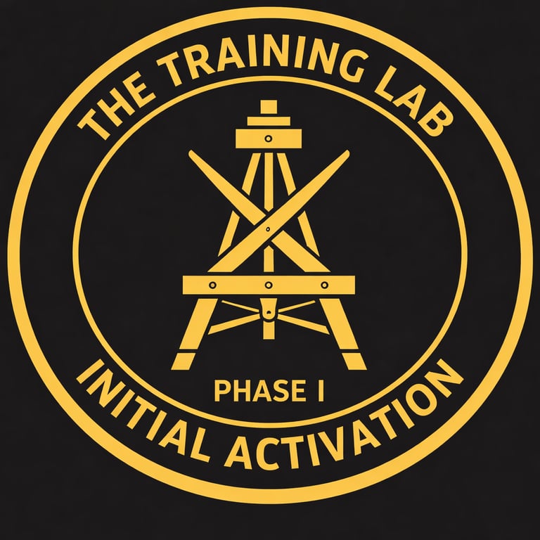REQUISITION: Initial Intake Protocol: Phase I Activation for the Training Lab. [REF: CAR-INT-001]