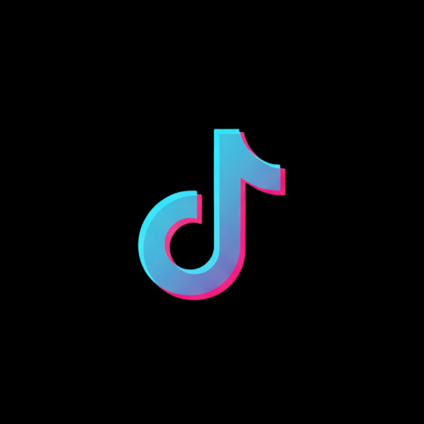 Logo stilizzato di Tik Tokcon colori personalizzati