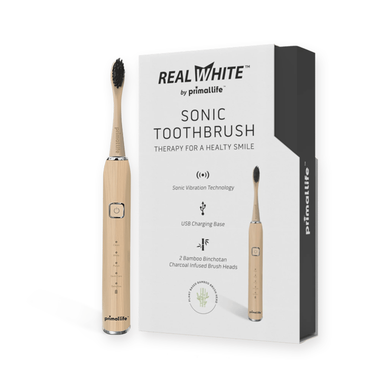Primal Life Real White Sonic toothbrush: The Best Organic Electric Toothbrush