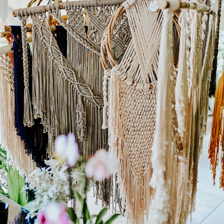 macrame de pared