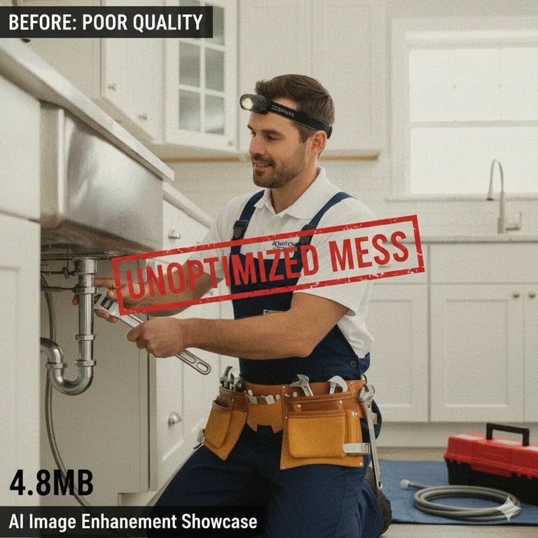 WebPro247 I Before Photo Plumber 