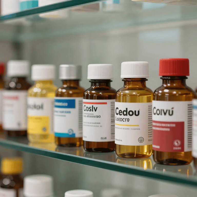 A pharmacist performing a blood pressure check on a patient in a private, clean consultation room in a South American / Brazilian pharmacy.