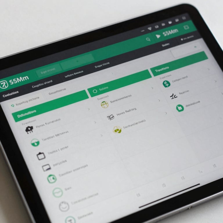 A close-up of a modern logistics tracking dashboard on a tablet screen, high-contrast natural lighting, cool slate tones with vivid emerald green highlights, 35mm editorial photography.