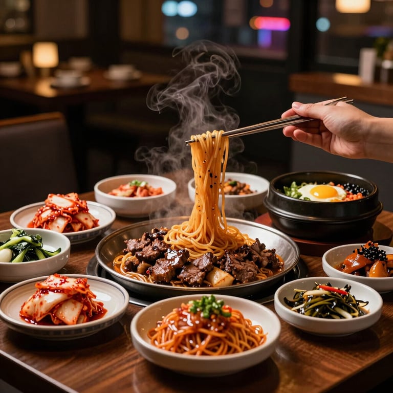 multiple dishes field bowls on table