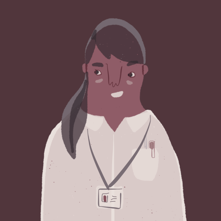 Illustration of a leader in an organisation