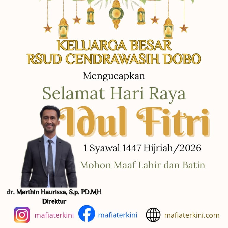 RSUD Cendrawasih Dobo Mengucapkan Selamat Hari Raya Idul Fitri
