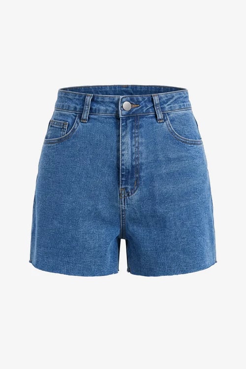 high waist denim shorts