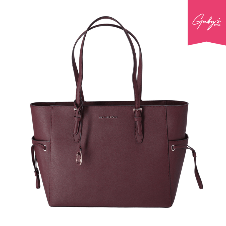 Michael kors Gilly Large Drawstring Tote Oxblood Saffiano leather