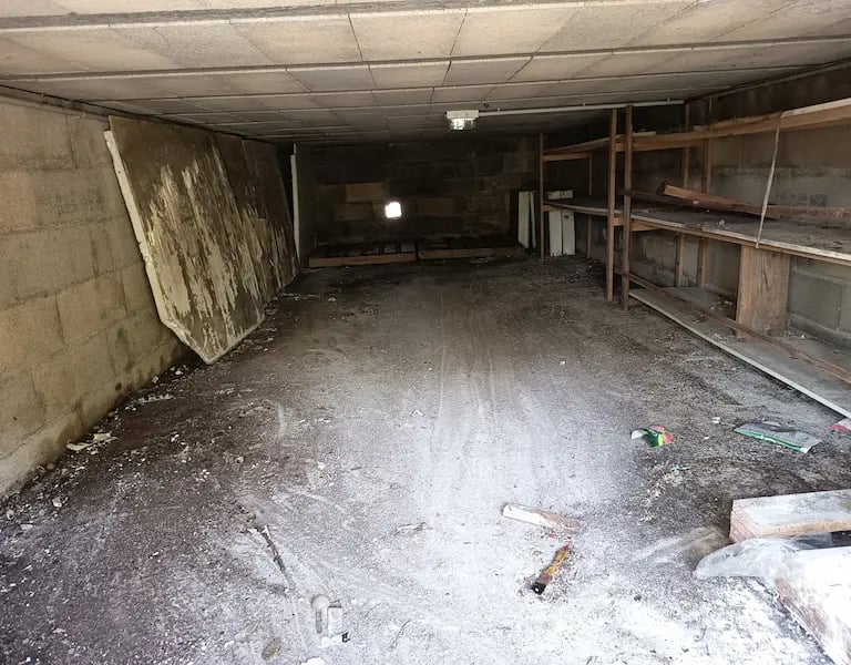 garage après intervention à Alès