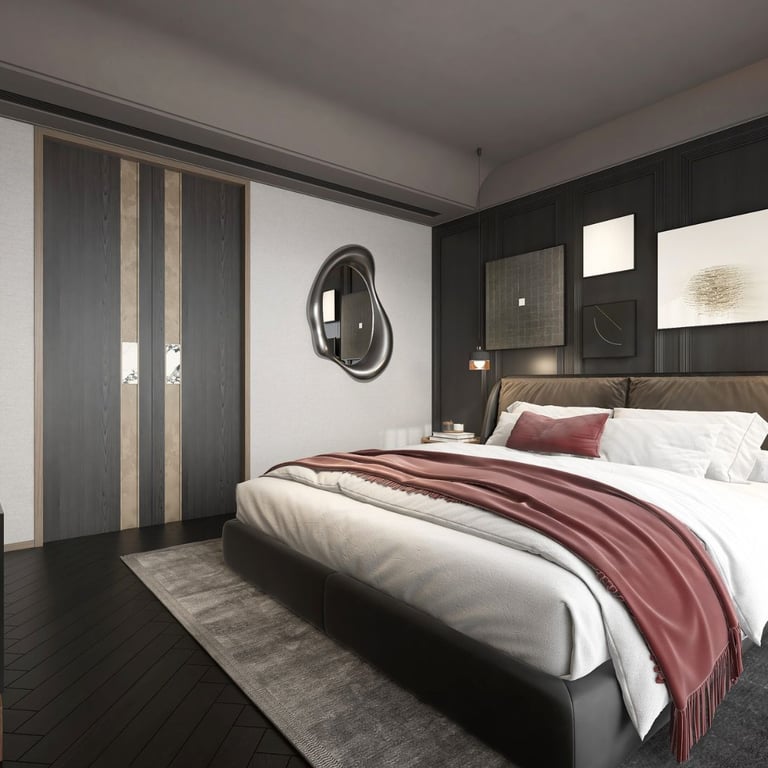FayNza : Aménagement Chambre hotel luxe parisien à l'ambiance cosy