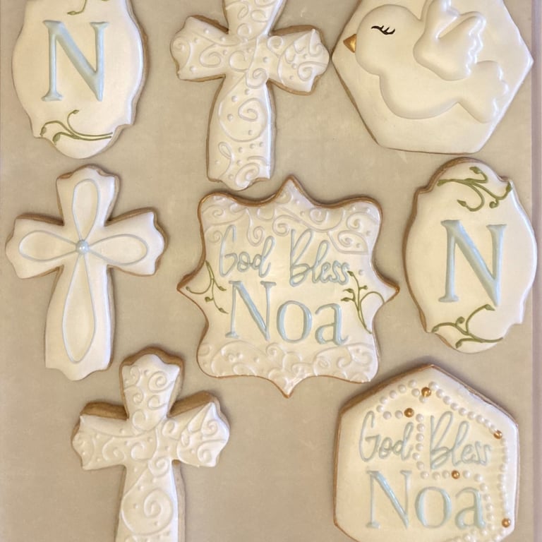 Christening cookies