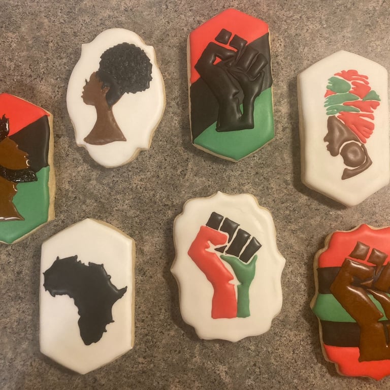 Juneteenth cookies