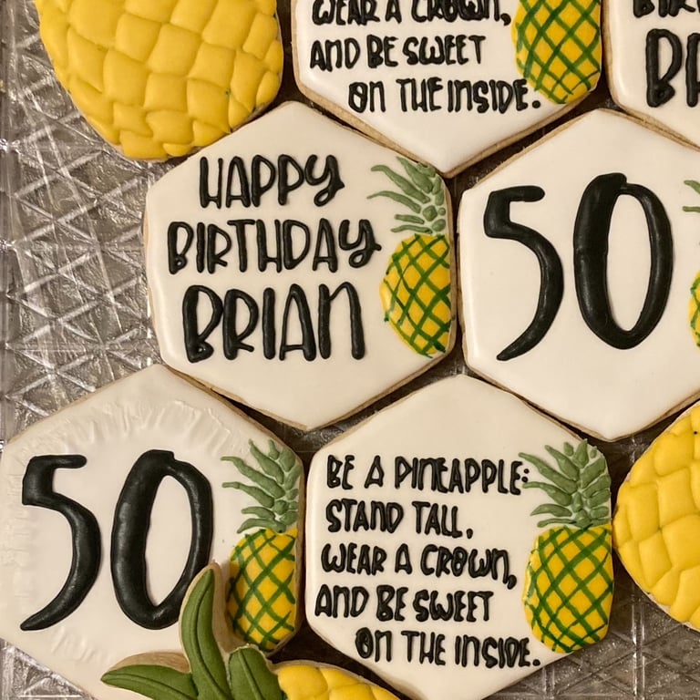 Pineapple cookies