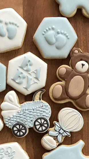 baby shower cookies