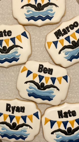 swimmer cookies