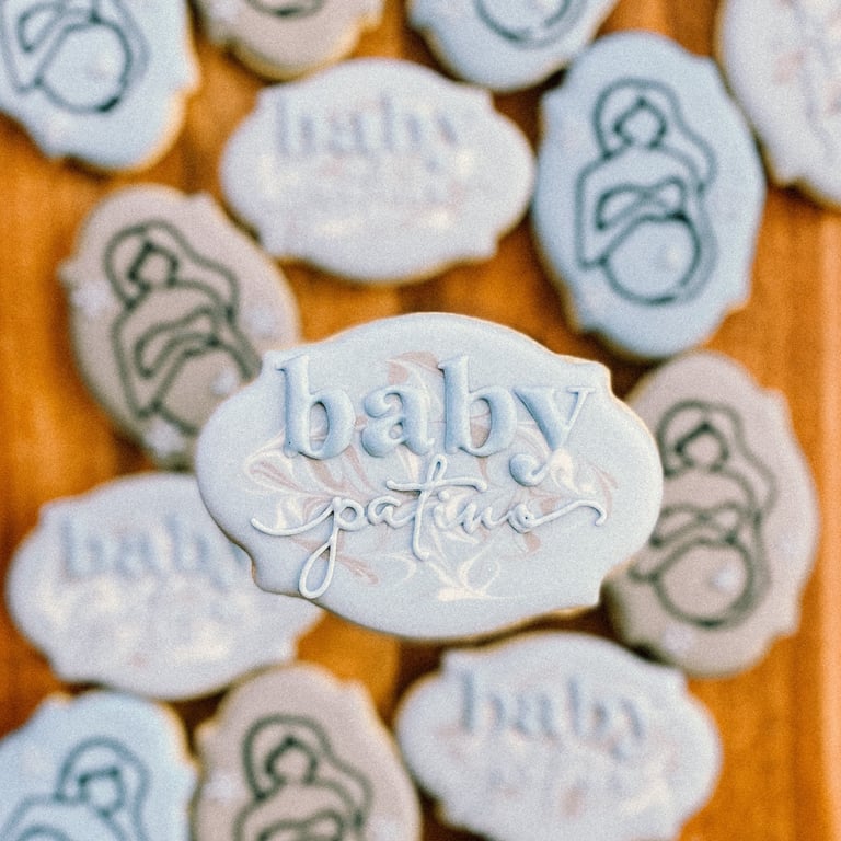 baby shower cookies