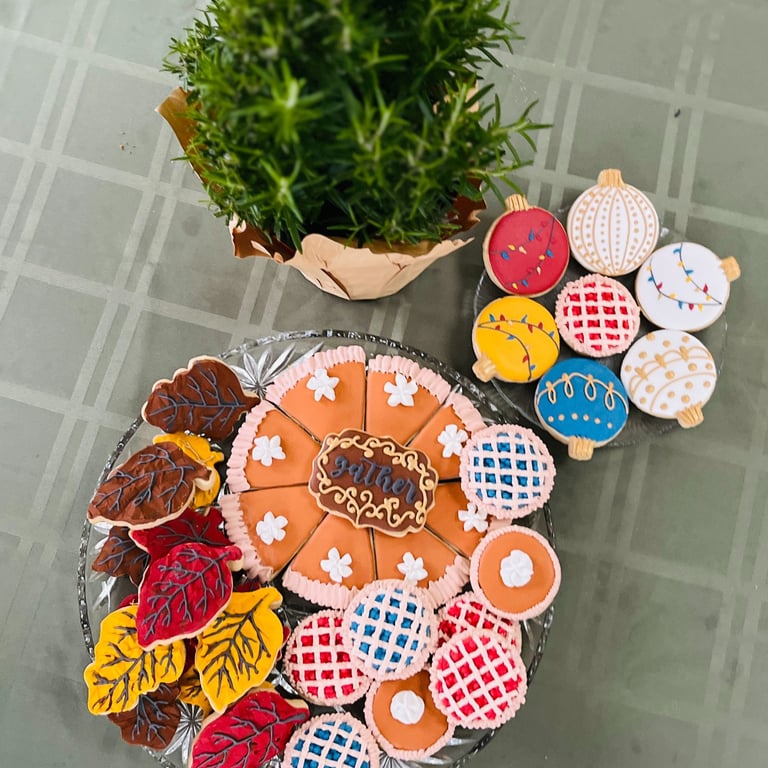 Thanksgiving cookies; holiday cookies