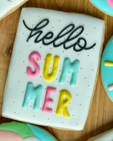hello summer cookies