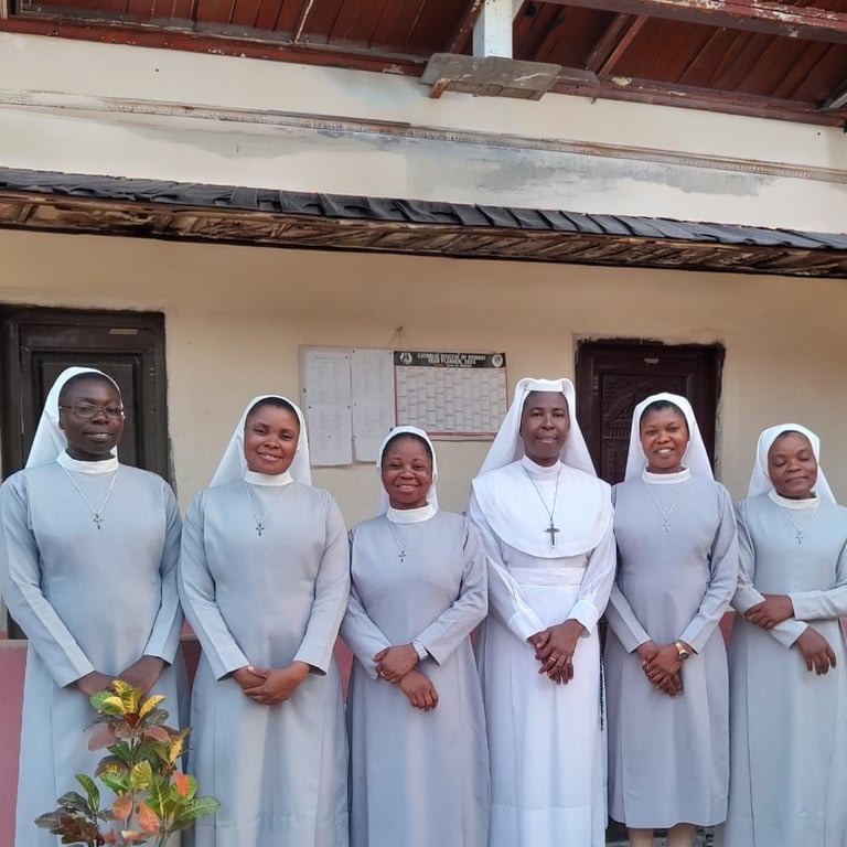 Catholic sisters standing together during vocation formation