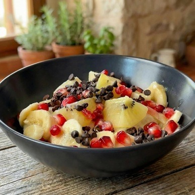 Coconut rice cream, a full breakfast in a bowl