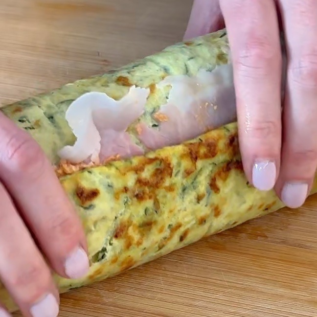 Roll the base into a log
